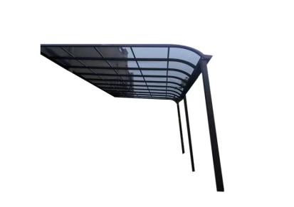 铝合金雨棚户外防雨蓬家用阳台门窗pc耐力板雨棚金丽彩帐篷厂