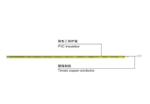 上海联嘉祥电线电缆 UL 1007 PVC 连接线耐高温线环保线