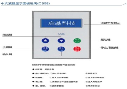 CS58系列中文智能电机软启动器