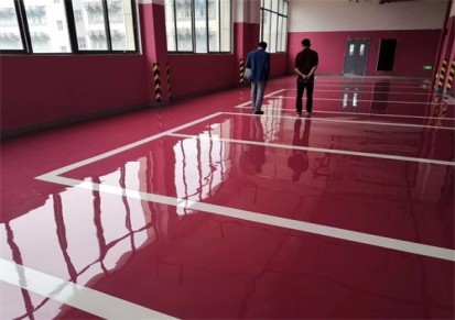 柳州三江停车场环氧滚涂地坪漆施工厂家|水泥地面环氧地坪漆