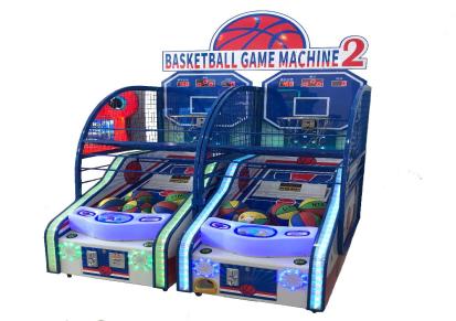 番之华嘟嘟篮球机二代游戏厅儿童投币篮球机设备 小型电玩篮球机出扭蛋