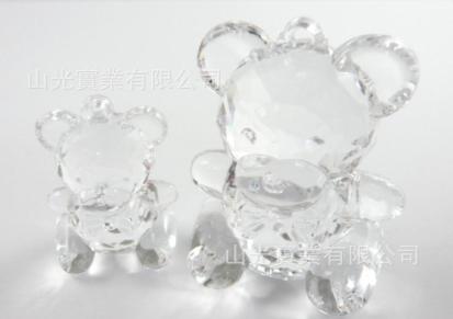 有机玻璃水晶泰迪熊吊饰