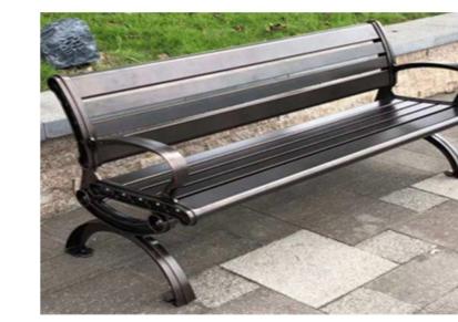 鑫安 户外不锈钢公园椅塑木公园椅室外休闲椅长期供应 尺寸可定制