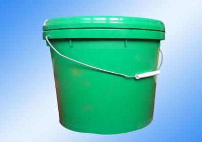 誉华 全新pp油墨防水材料 塑料垃圾桶 压盖食品包装塑料圆桶厂家