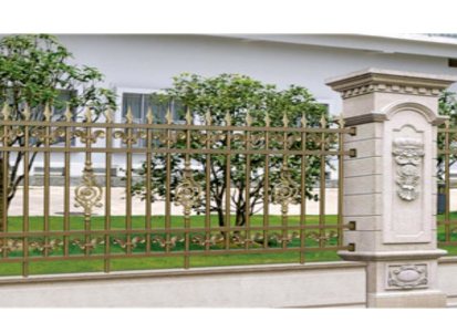 阳台铝艺栏杆定制 泰美 庭院铝艺栏杆