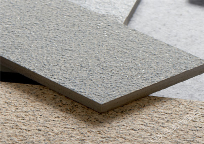10厚生态地铺石砖 芝麻黑陶瓷PC砖 200*200mm陶瓷生态砖