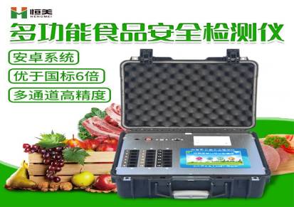 恒美HM-G600多功能食品安全检测仪多功能食品安全检测仪生产厂家