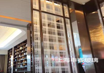 有机玻璃屏风 上海申睿 现代风玻璃艺术屏风