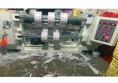 宝申厂家全自动立式卷筒纸分切机商标纸分切机不干胶分切机