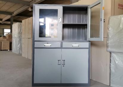 旗云铁皮柜厂家生产销售定制各种加厚钢制文件柜二抽器械柜