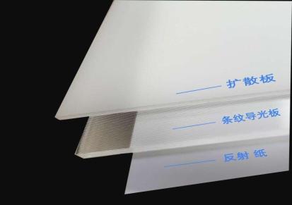 亚克力免丝印导光板 条纹免丝印 小尺寸导光板三件套侧光面板灯配套